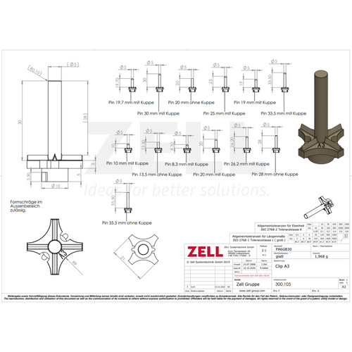 A3 - Standard Clip