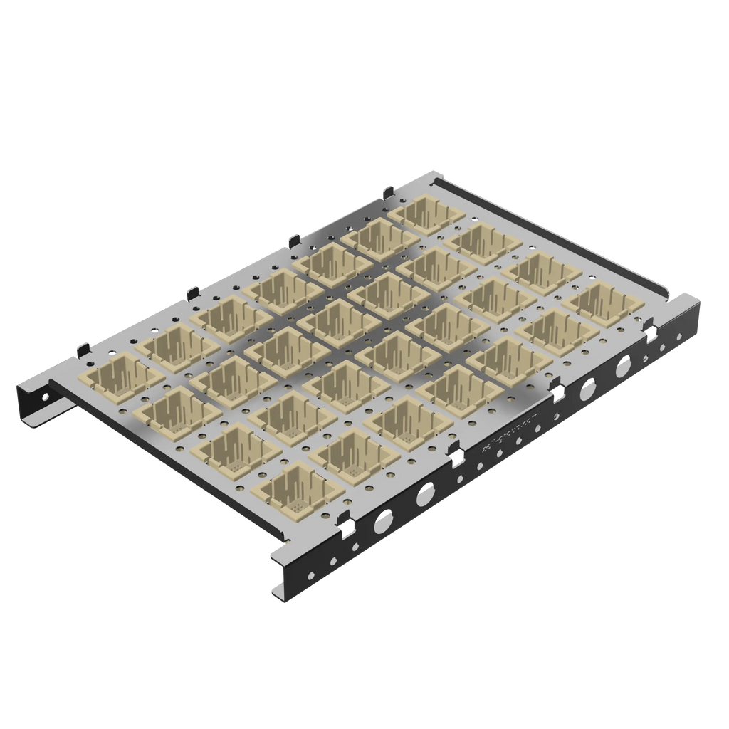 Edelstahlträger für Kunststoffkörbe