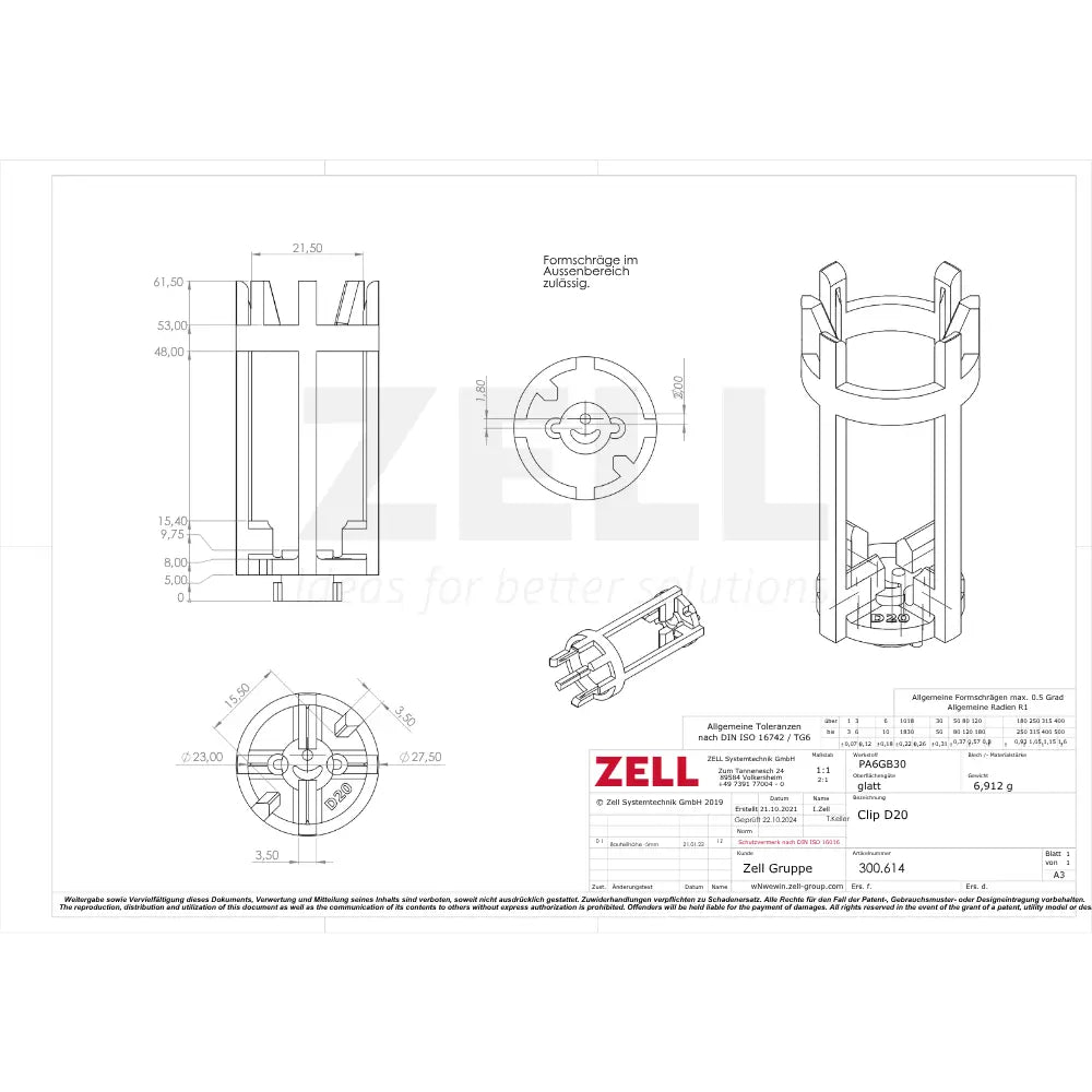 Clip D20